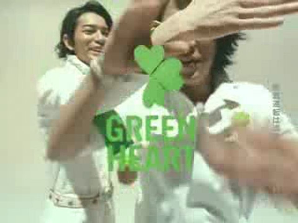 嵐 Arashi Jun Oh chan Aiba - CM Green Heart. 2010