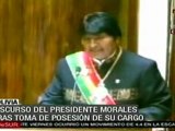 Evo Morales saluda a las cancillerías de Chile y Bolivia