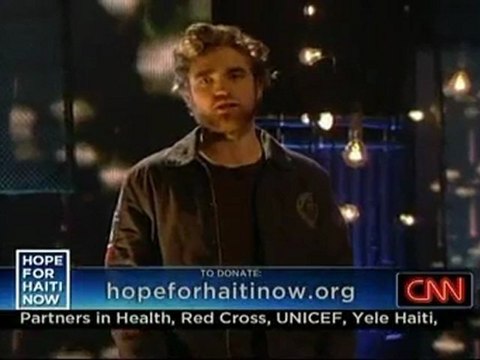 Robert Pattinson Hope for Haiti Now