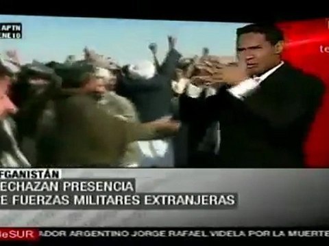 Afganos rechazan presencia de tropas estadounidenses