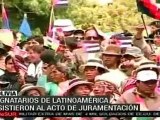 Evo Morales ratificó el nacimiento del Estado plurinacional