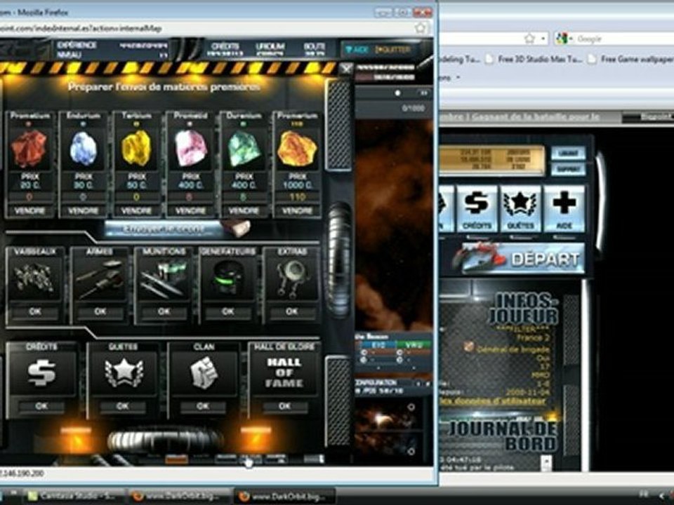 Drone vente DarkOrbit