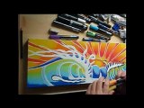 Wave, Surf Art Painting