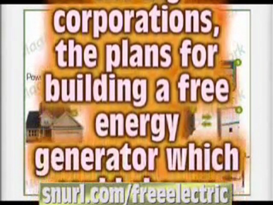 FREE ENERGY Generator. NO more Power grid!