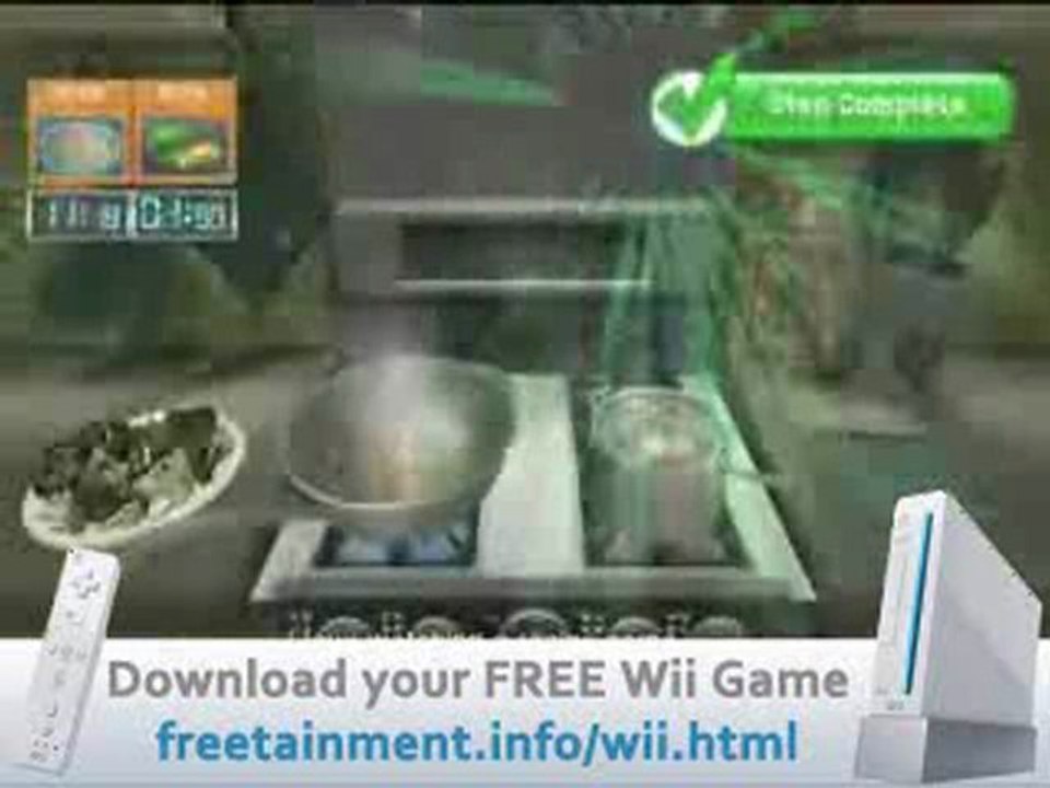 Download Food Network Cook or be Cooked Wii full game for fr