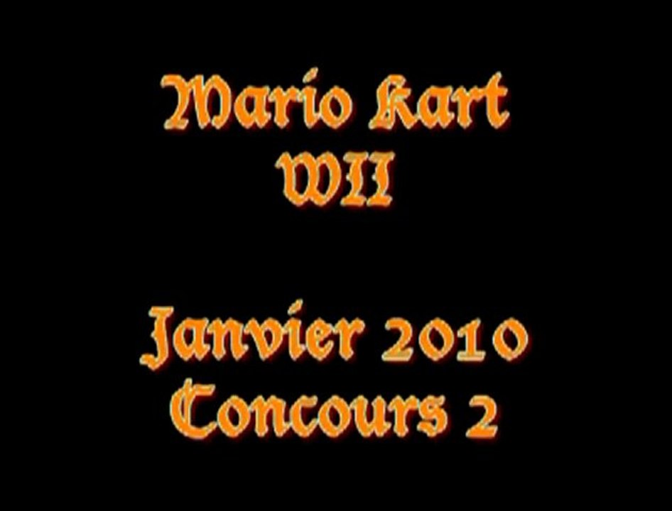 Mario Kart WII - Concours de Janvier 2010 n° 2