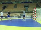 Entraînement des Bleus avant le match face à l'Allemagne