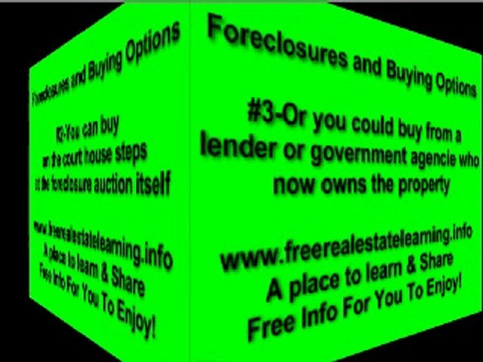 How To Buy Foreclosures And Your Options