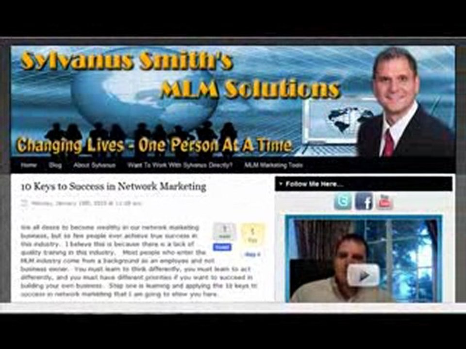 10 Keys To Success in Network Marketing