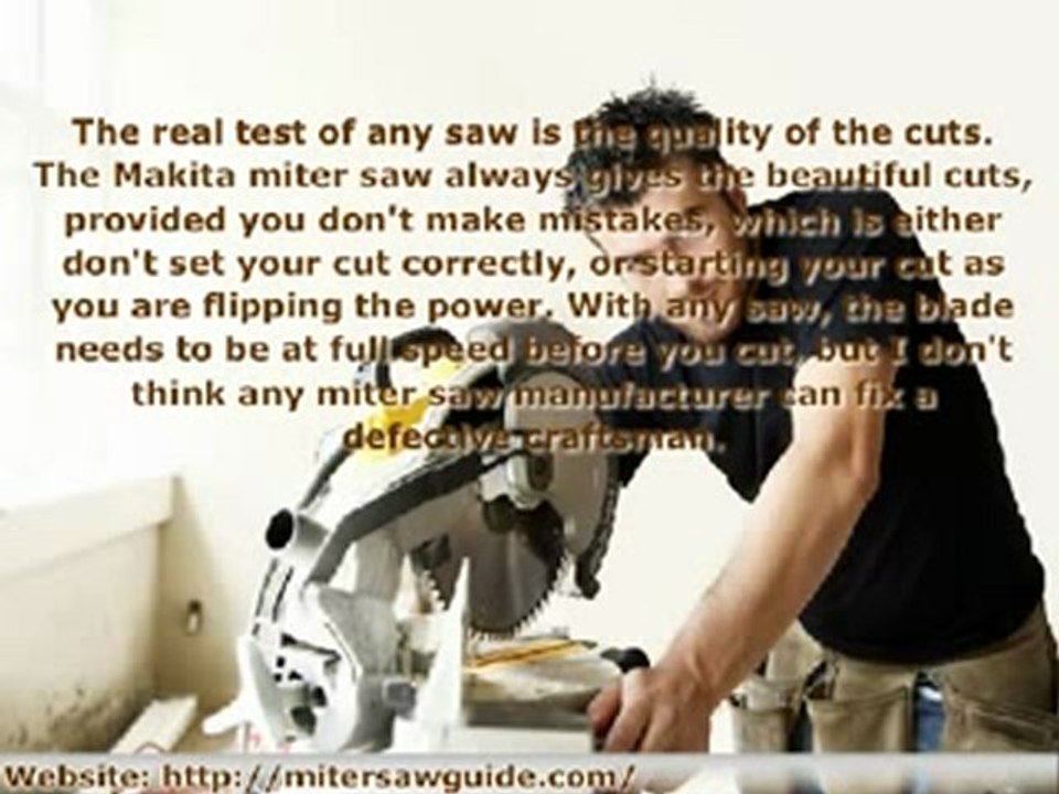 The Makita Miter Saw - An Inexpensive and Impressive Saw