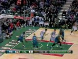 Brandon Jennings finds Carlos Delfino cutting behind the def