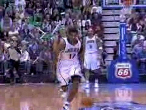 Ronnie Price steals the ball and finishes with a nice slam