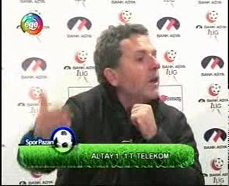 ALTAY 1-1 ordu  Fuat Yaman maç sonu açıklamaları