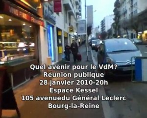 Jeudi 28  janvier 2010 à 20h Quel avenir pour le VdM?