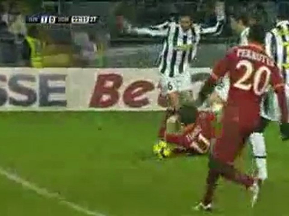 Juventus - Roma 1  -2 - SINTESI SKY Serie A 09/10 Gol