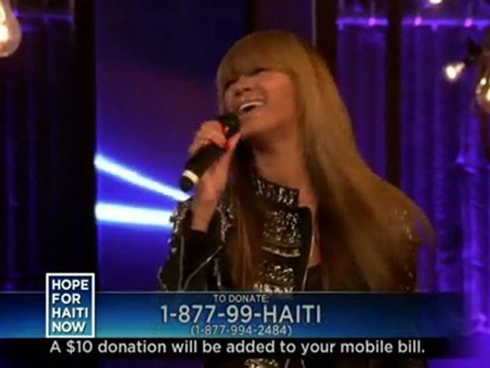 Beyoncé Feat chris martin- Halo 'Hope for Haiti' (HD)