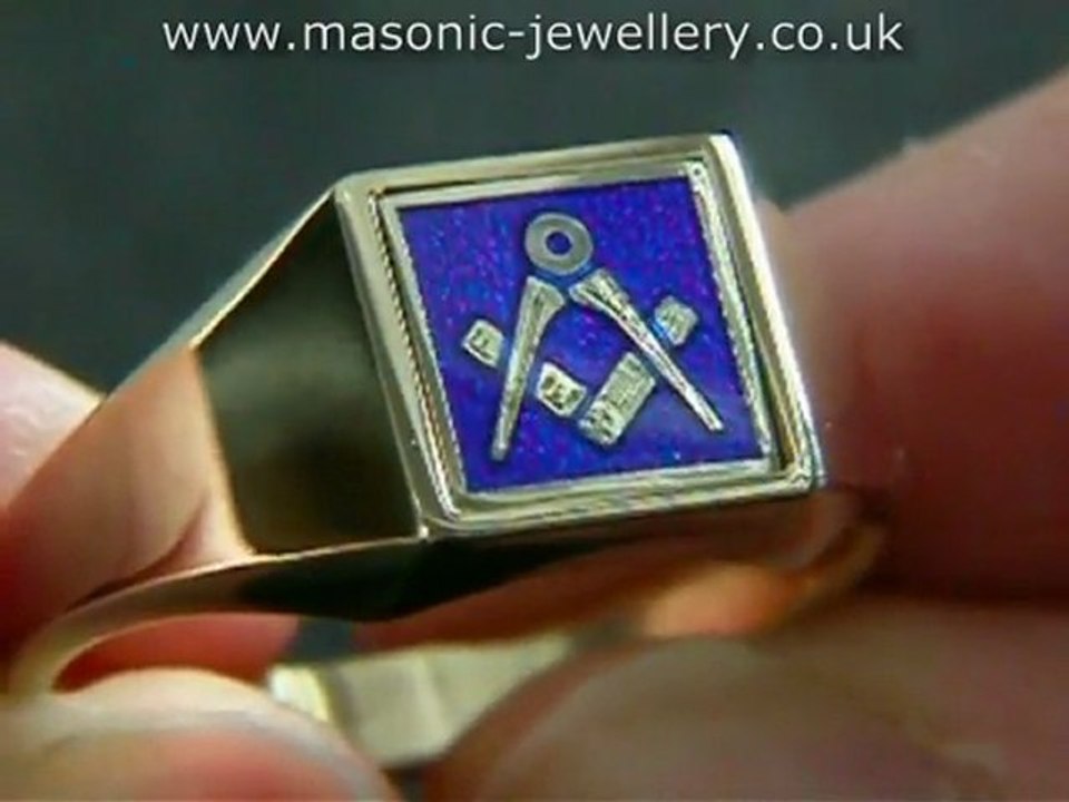 Gold Masonic ring DAJ112
