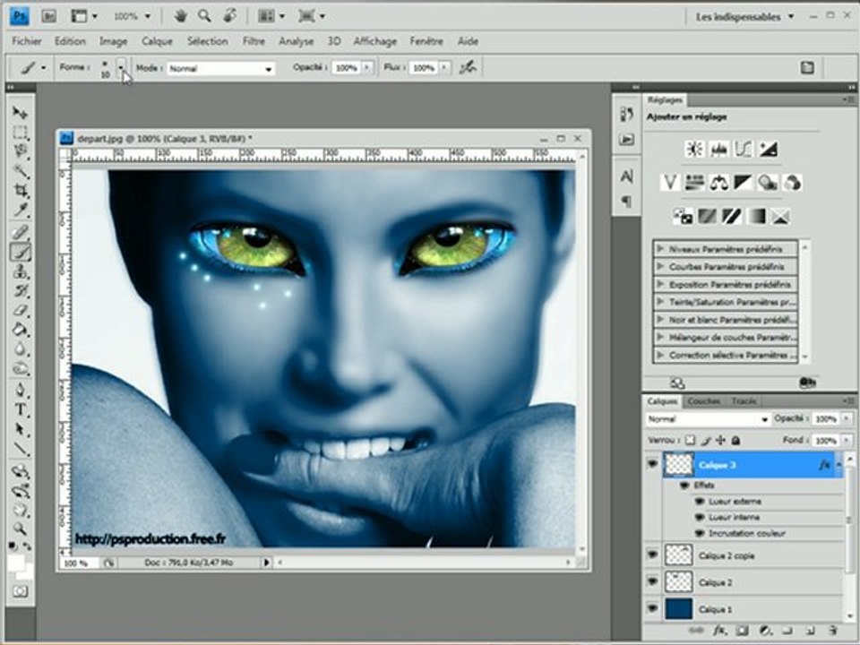 Transformer vous en Avatar avec Photoshop CS4
