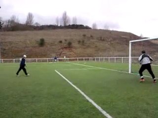 blaye : le breuil  echauffement gardien