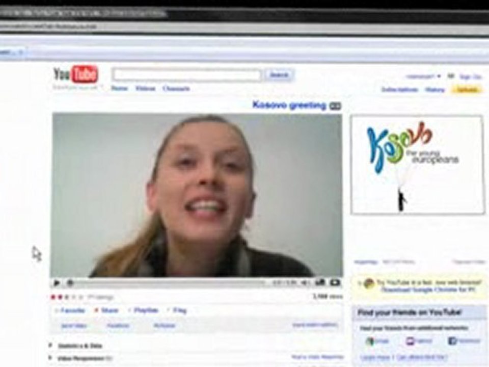 How to send your video greeting to Kosovo