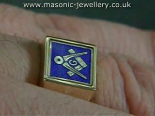 Gold Masonic ring - DAJ110