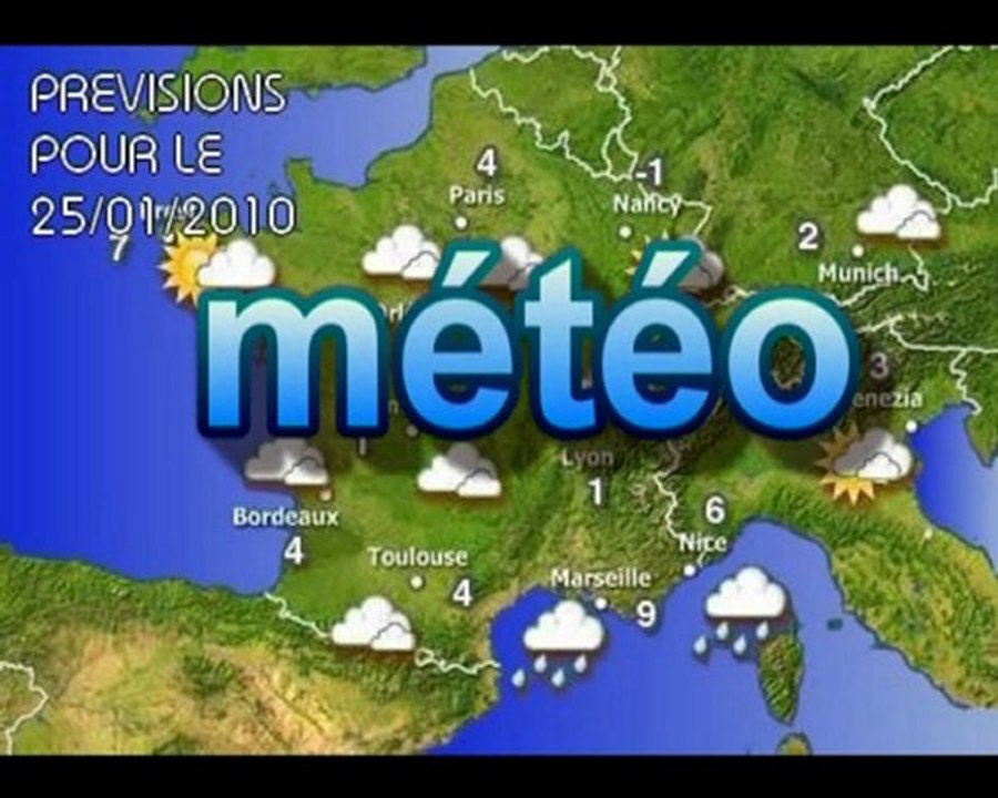 METEO du 25/01/2010