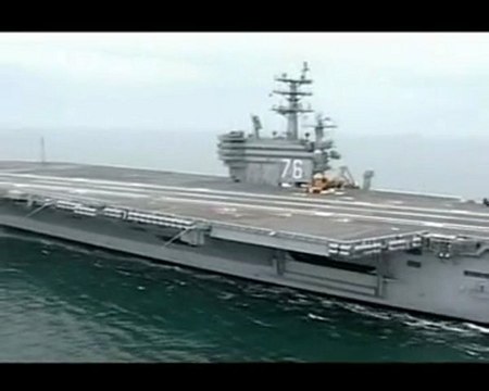 Superstructure 2/3 Le porte avion USS Ronald Reagan