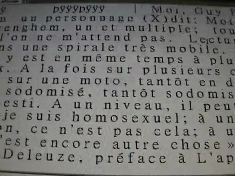 MOI GUY HOCQUENGHEM