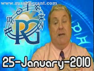 RussellGrant.com Video Horoscope Cancer January Monday 25th