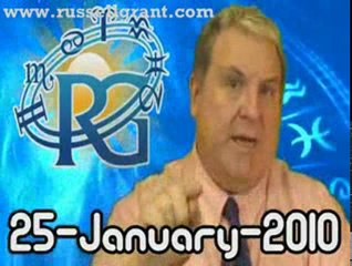 RussellGrant.com Video Horoscope Libra January Monday 25th