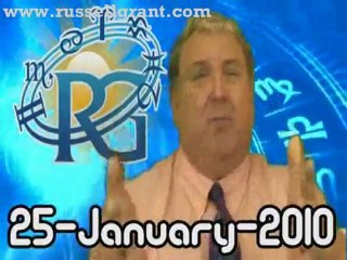 RussellGrant.com Video Horoscope Pisces January Monday 25th
