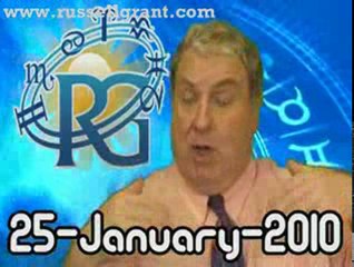 RussellGrant.com Video Horoscope Aries January Monday 25th
