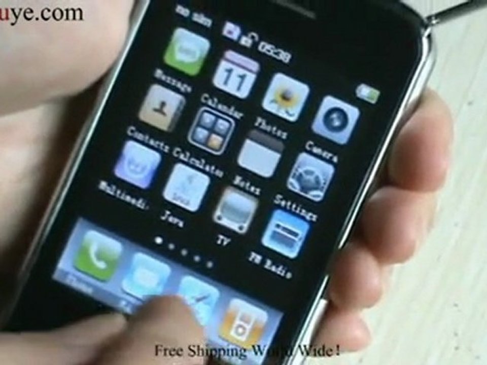 Mini I93G Quad Band Dual Sim TV Phone