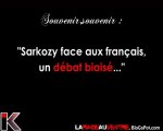 Souvenir : SARKOZY face aux Francais...un débat biaisé ?!...