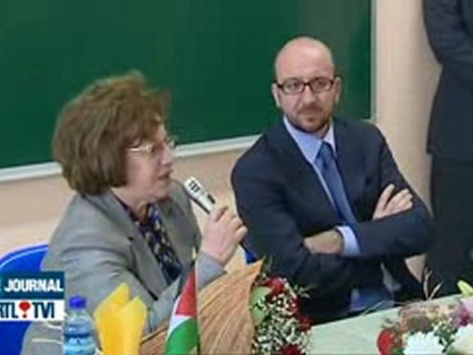 Ministre belge Interdit A Gaza par l 'etat Sioniste