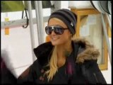Paris Hilton sulla neve