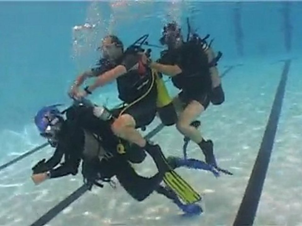 Délires sous marin à la piscine