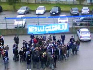 Atakum şampiyonu olan MPALLİ ÇILGINLARIN sevinç gösterisi...