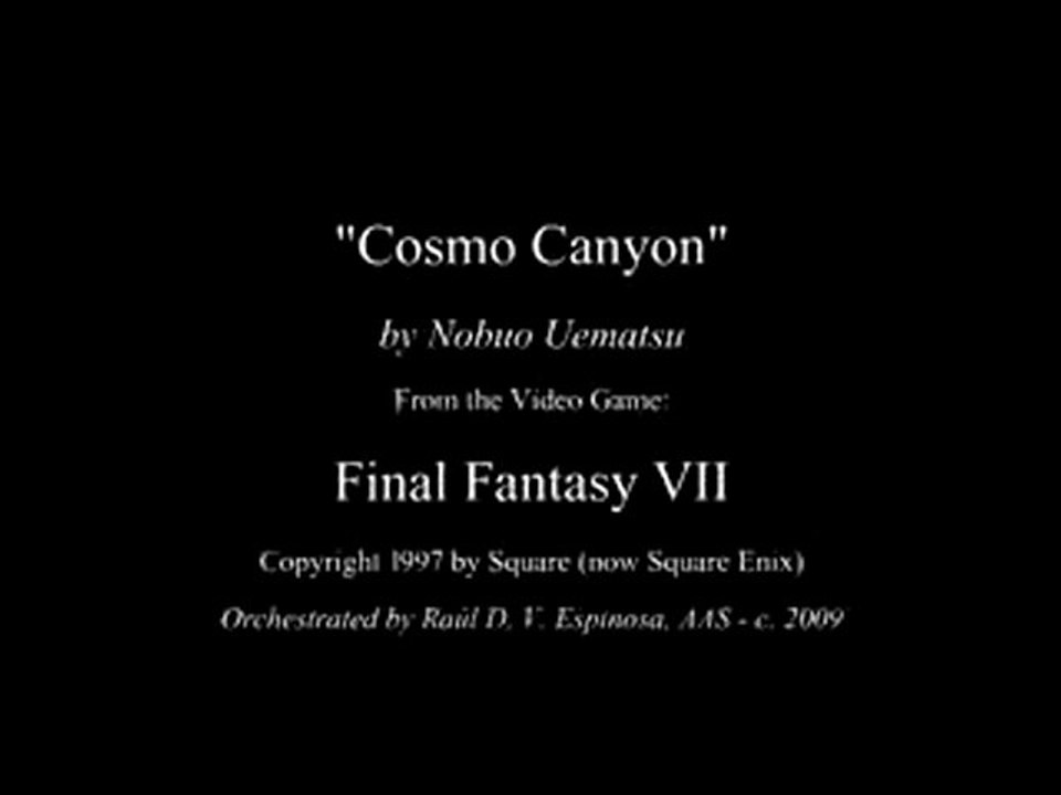 Cosmo Canyon - Orchestrated in Reason 2.5