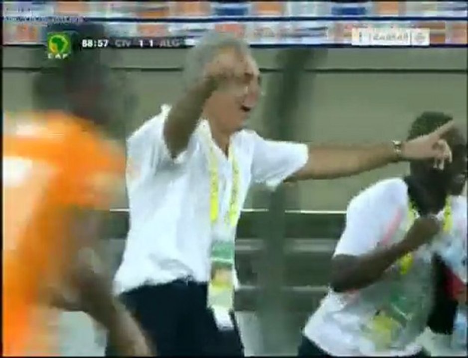 Resume Match Algerie Cote d'Ivoire