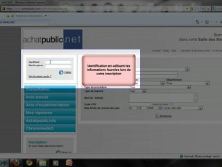 Réponse électronique sur la plate-forme achatpublic