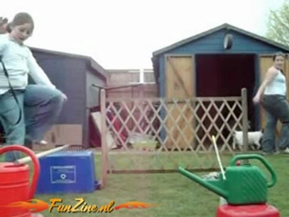 La fille de Régis chute