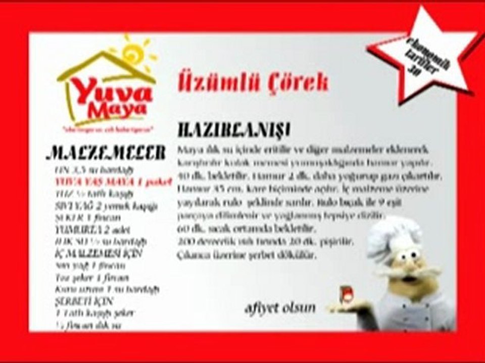 Üzümlü Çörek