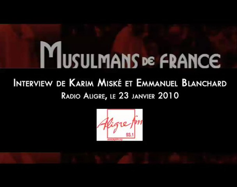 Interview de Karim Miské et Emmanuel Blanchard-Radio Aligre