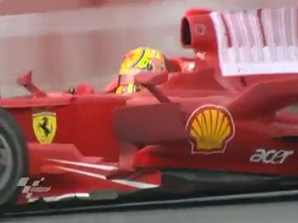 Rossi'nin Ferrari test görüntüleri-trformula1.com