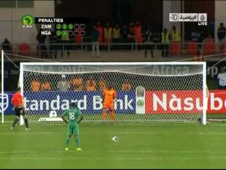 ركلات جزاء نيجيريا 5\4 زامبيا