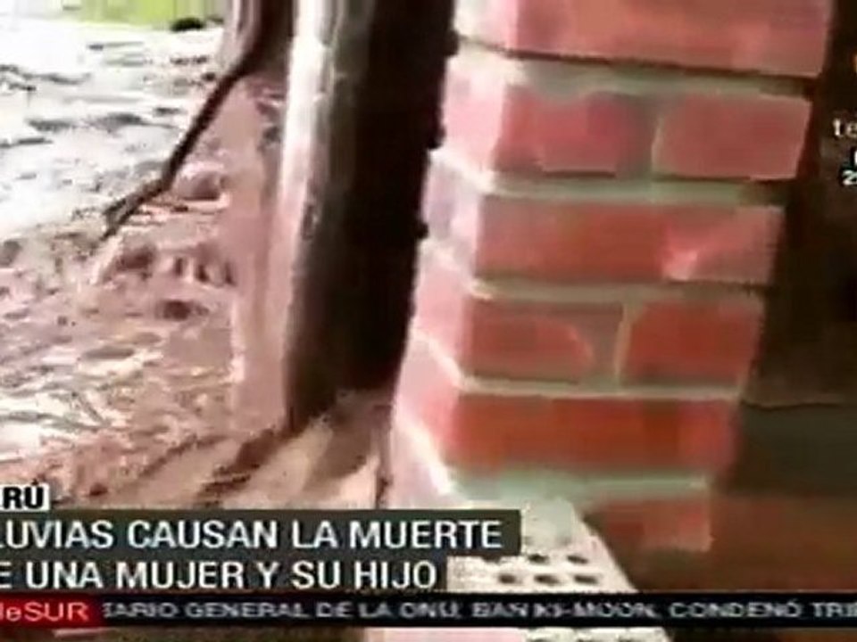 Emergencia por lluvias en Perú, 2 mil turistas varados