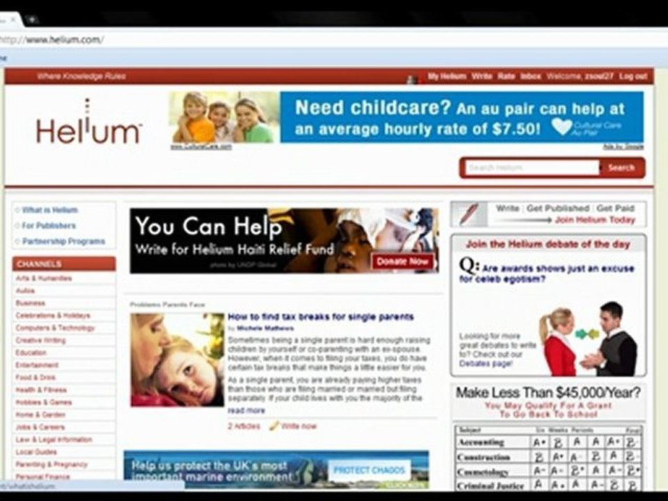 Make money writing online - AC and Helium review