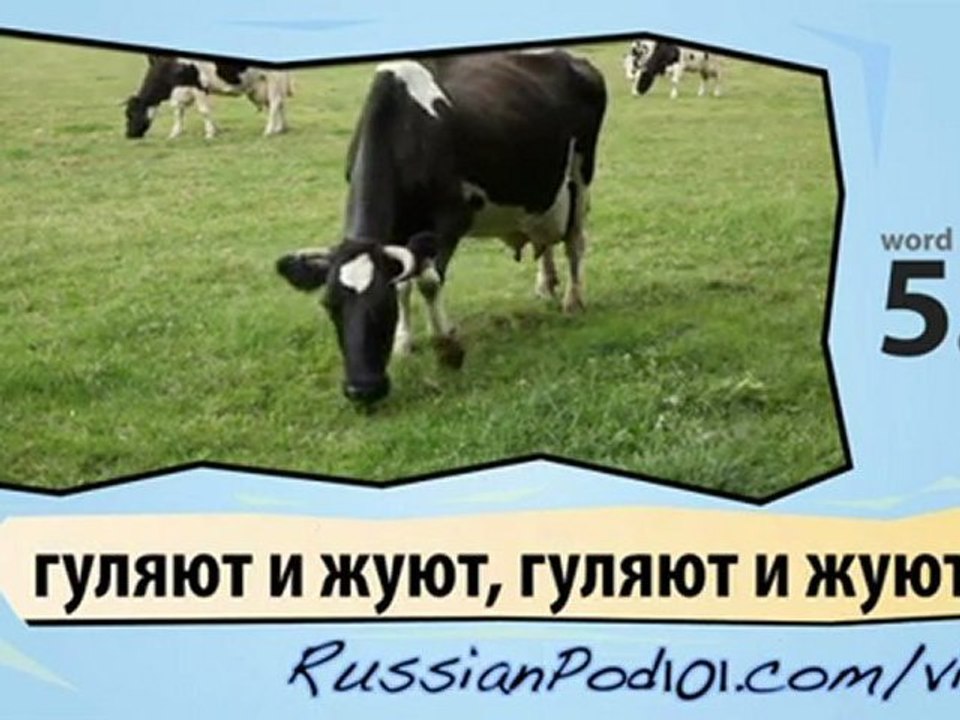 Learn Russian - Learn with Russian Farm Animal Videos