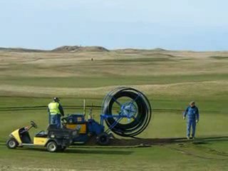 Installation d'un système d'arrosage au Golf de Granville